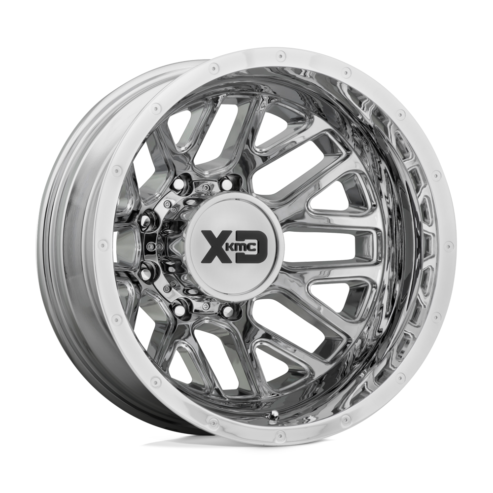 17x6.5 XD XD843 GRENADE DUALLY Chrome - Rear Wheel 8X6.5 (-155mm)