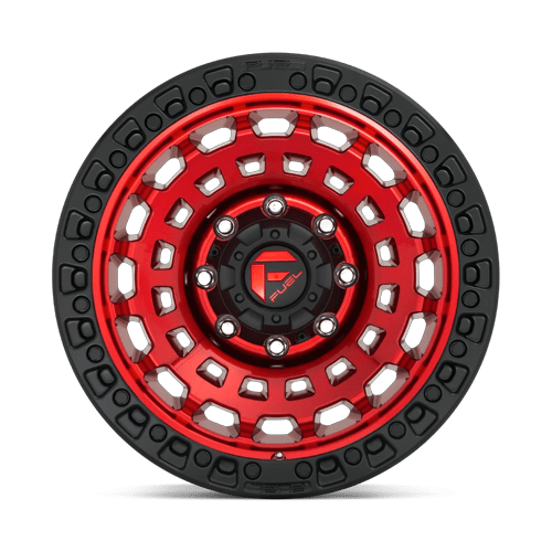 17x8.5 Fuel Off-Road D632 Zephyr Candy Red Black Bead Ring Wheel 5x4.75 (34mm)