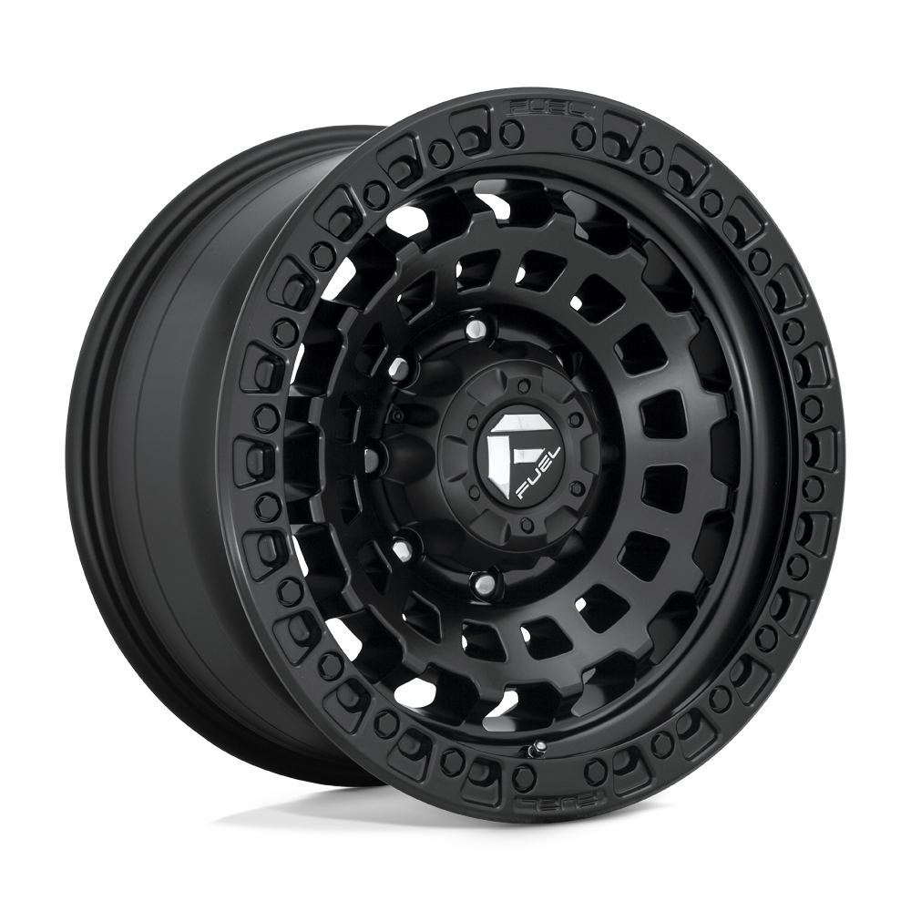 18x9 Fuel D633 ZEPHYR MATTE BLACK Wheel 5x5 (1mm)