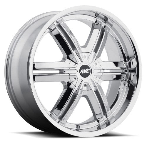 22x9.5 Avenue A612 Chrome Wheel 5x115/5x120 (18mm)