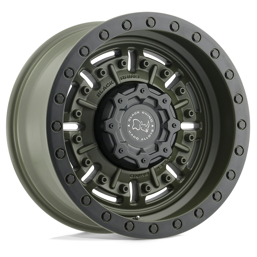 20x9.5 Black Rhino Abrams Olive Drab Green Wheel 6x5.5 (12mm)