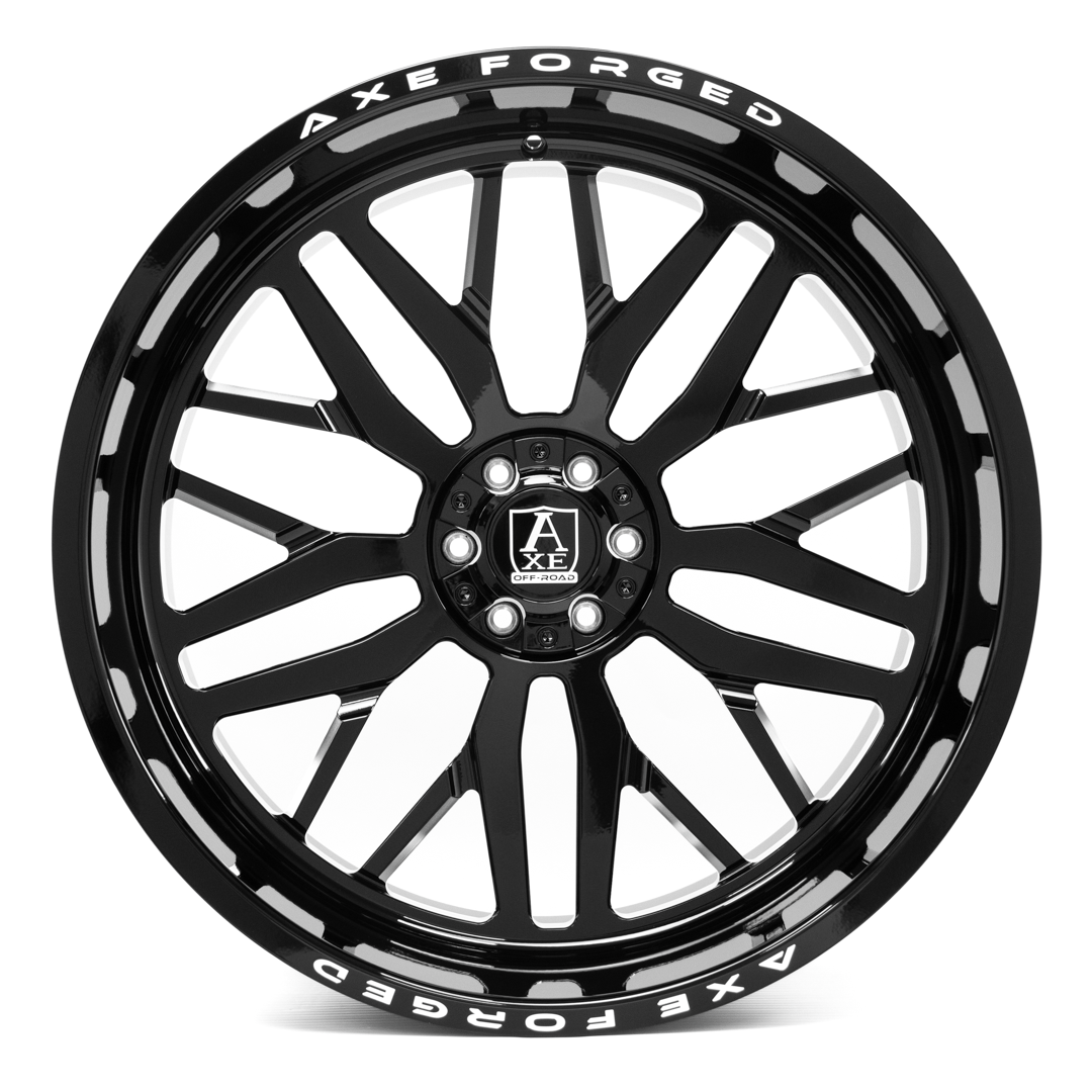 26x14 Axe AF11 Gloss Black Milled FORGED Wheel 6x135/6x5.5 (-76mm)