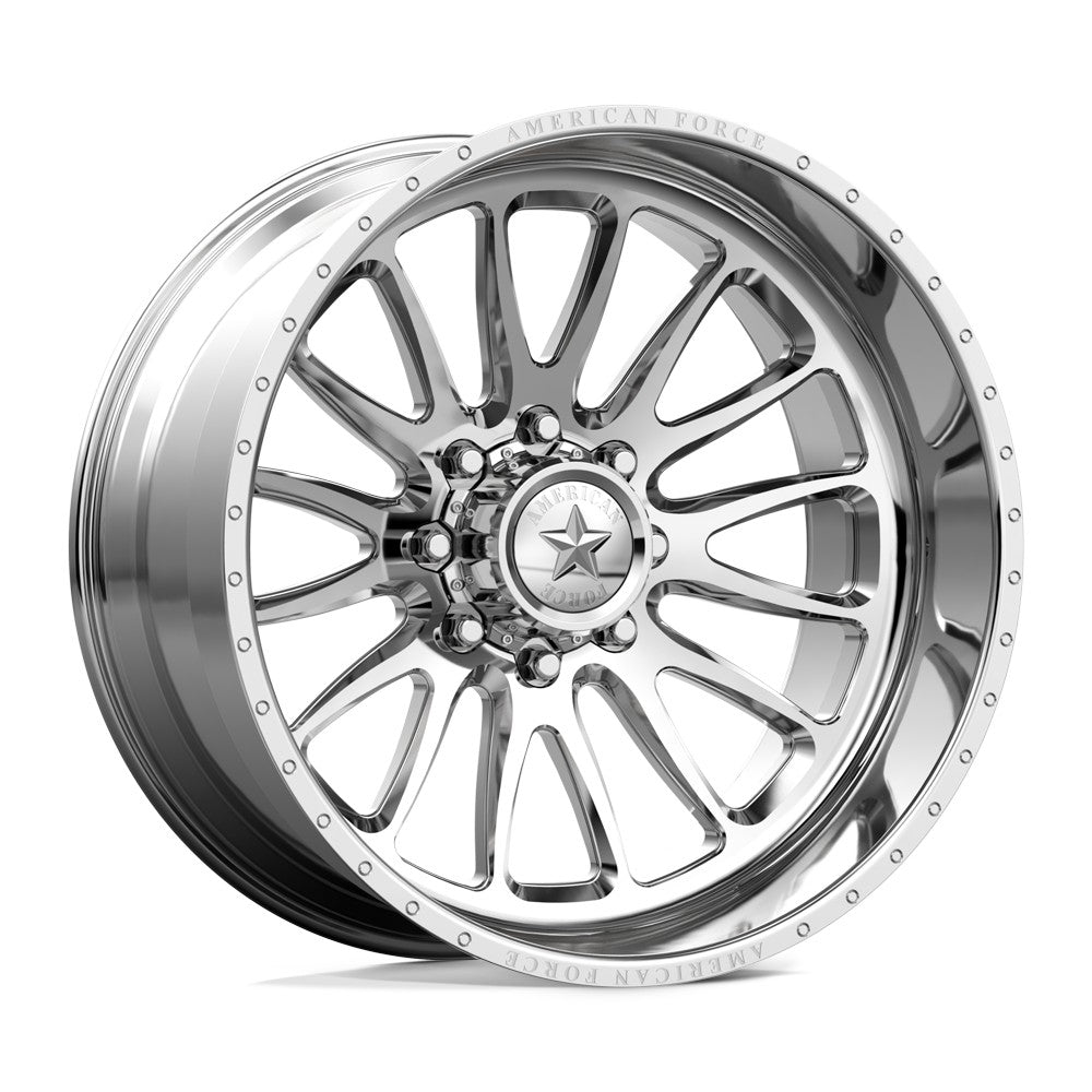 22x12 American Force AFW Nemesis CC Glossy Black FORGED Wheel 8x170 (-55mm)
