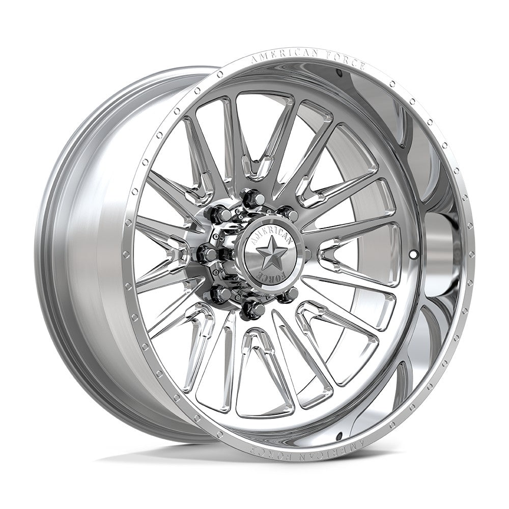24x12 American Force AFW Notch CC Polished FORGED Wheel 8x6.5 (-55mm)