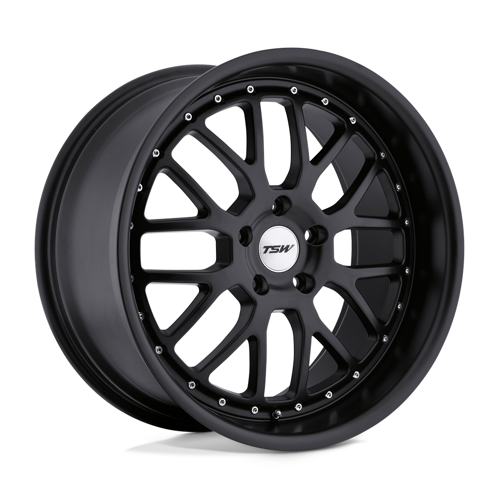 17x8 TSW VALENCIA MATTE BLACK Wheel 5x120 (32mm)