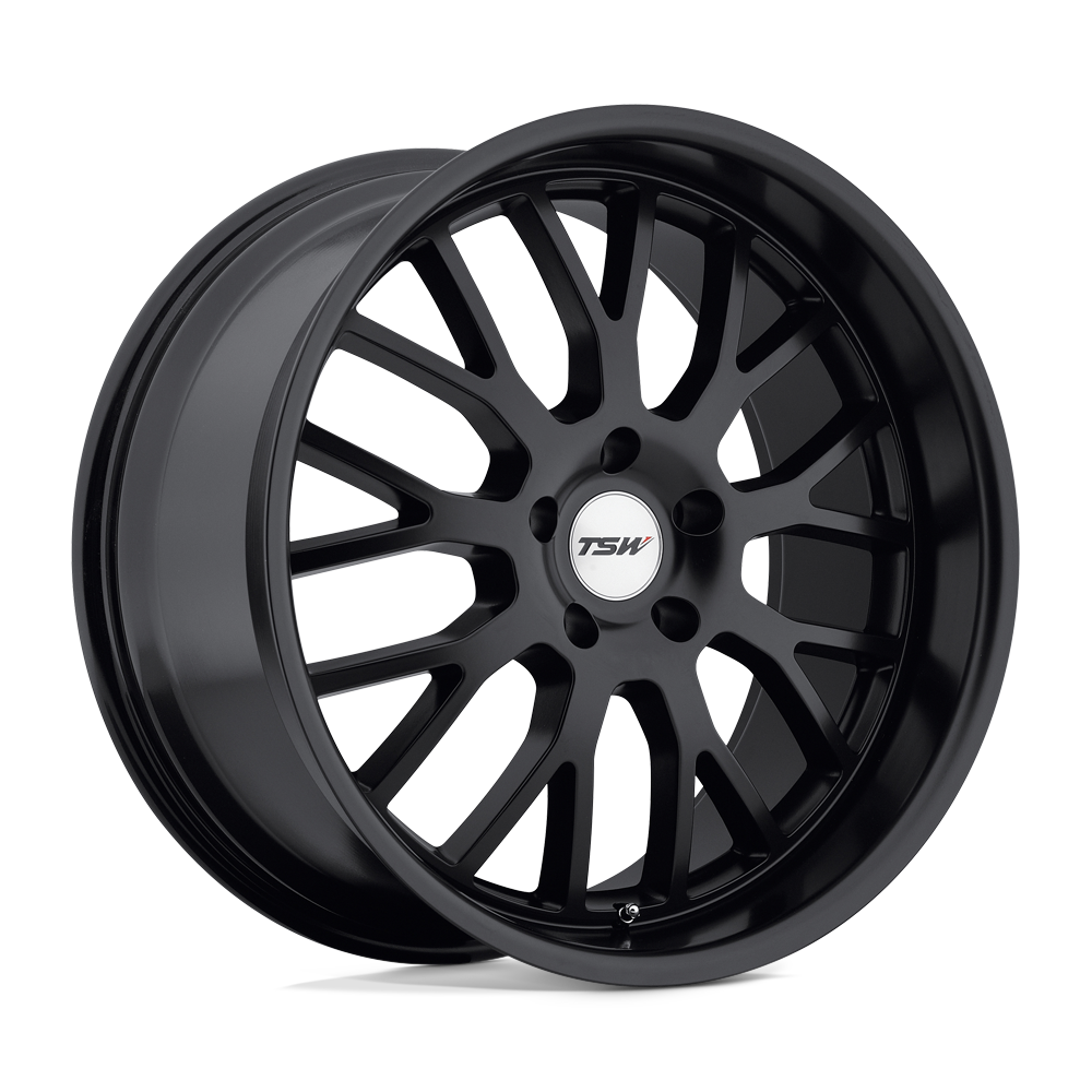 17x8 TSW TREMBLANT MATTE BLACK Wheel 5x112 (32mm)