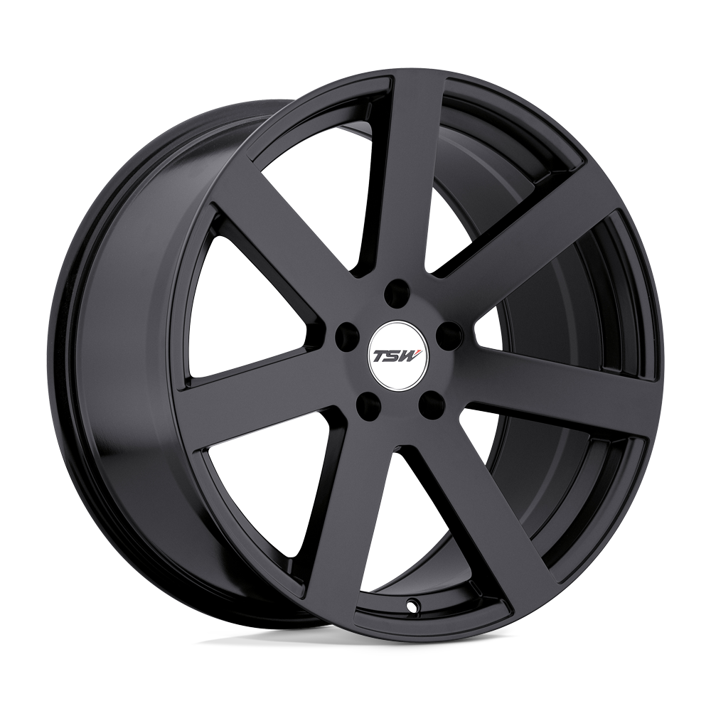 19x9.5 TSW BARDO MATTE BLACK Wheel 5x120 (45mm)
