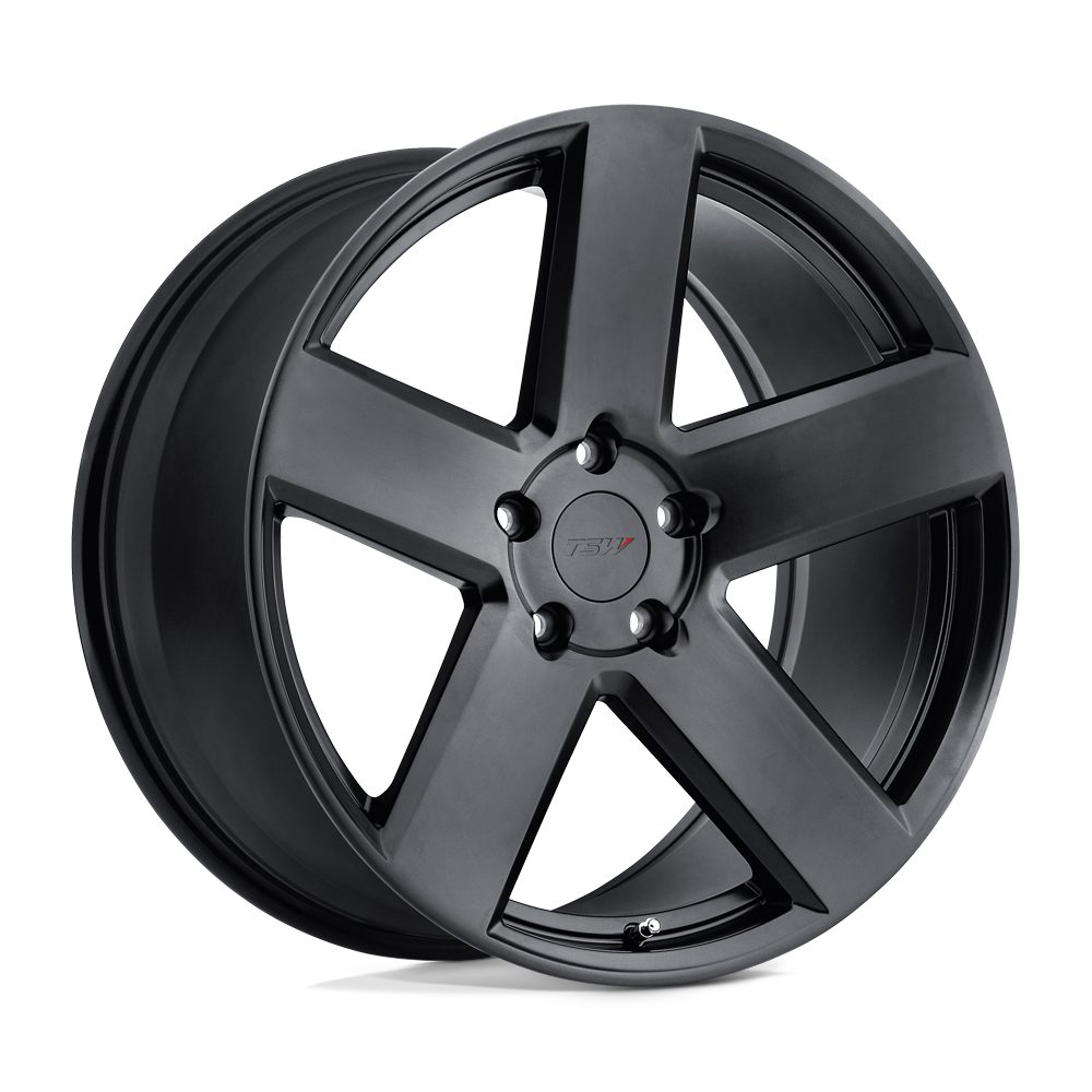 19x9.5 TSW BRISTOL MATTE BLACK Wheel 5x4.5 (20mm)
