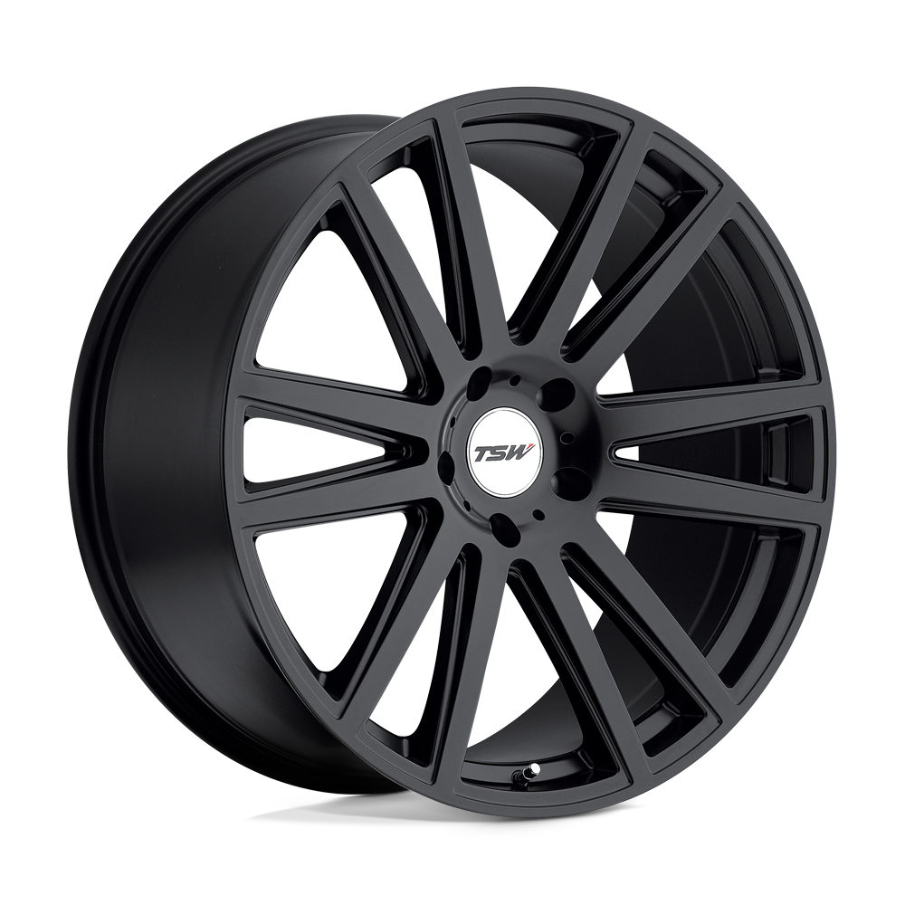 22x10 TSW GATSBY MATTE BLACK Wheel 5x112 (44mm)