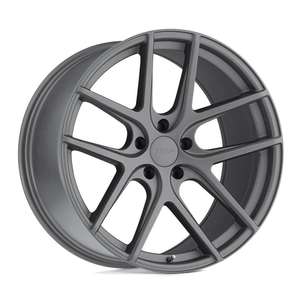 19x9.5 TSW GENEVA MATTE GUNMETAL Wheel 5x112 (39mm)