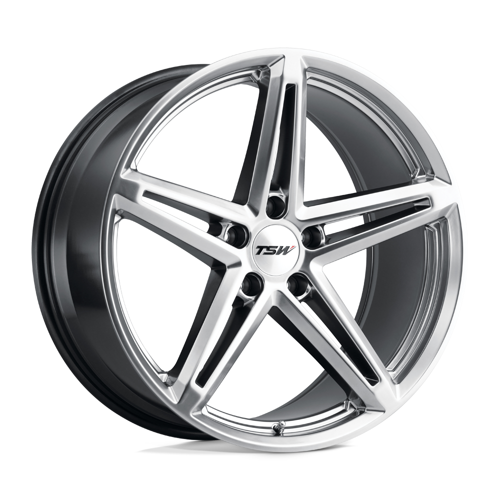 18x9.5 TSW MOLTENO HYPER SILVER Wheel 5x120 (40mm)