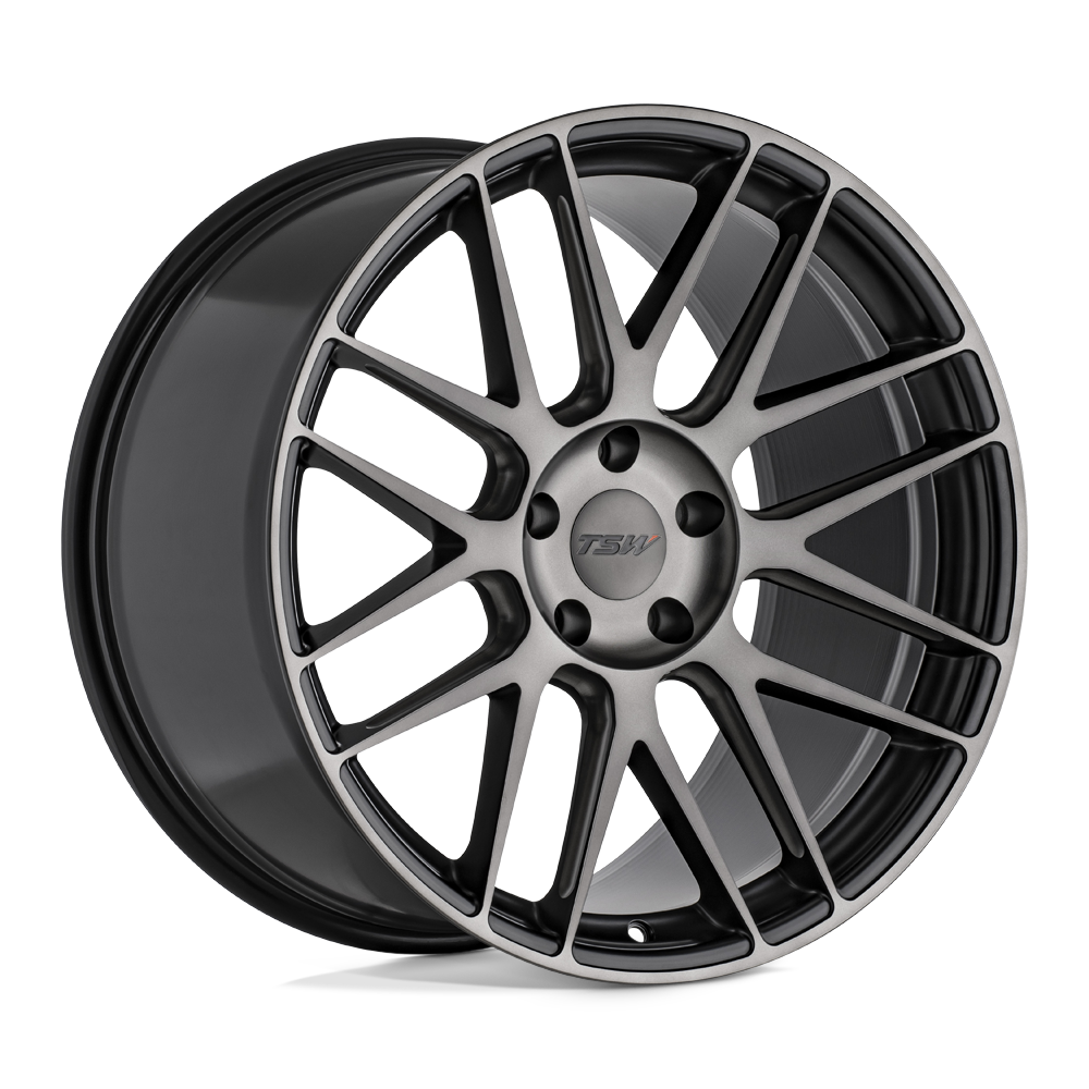 20x10.5 TSW NORD SEMI GLOSS BLACK MILLED-MACH DARK TINT FACE Wheel 5x120 (42mm)