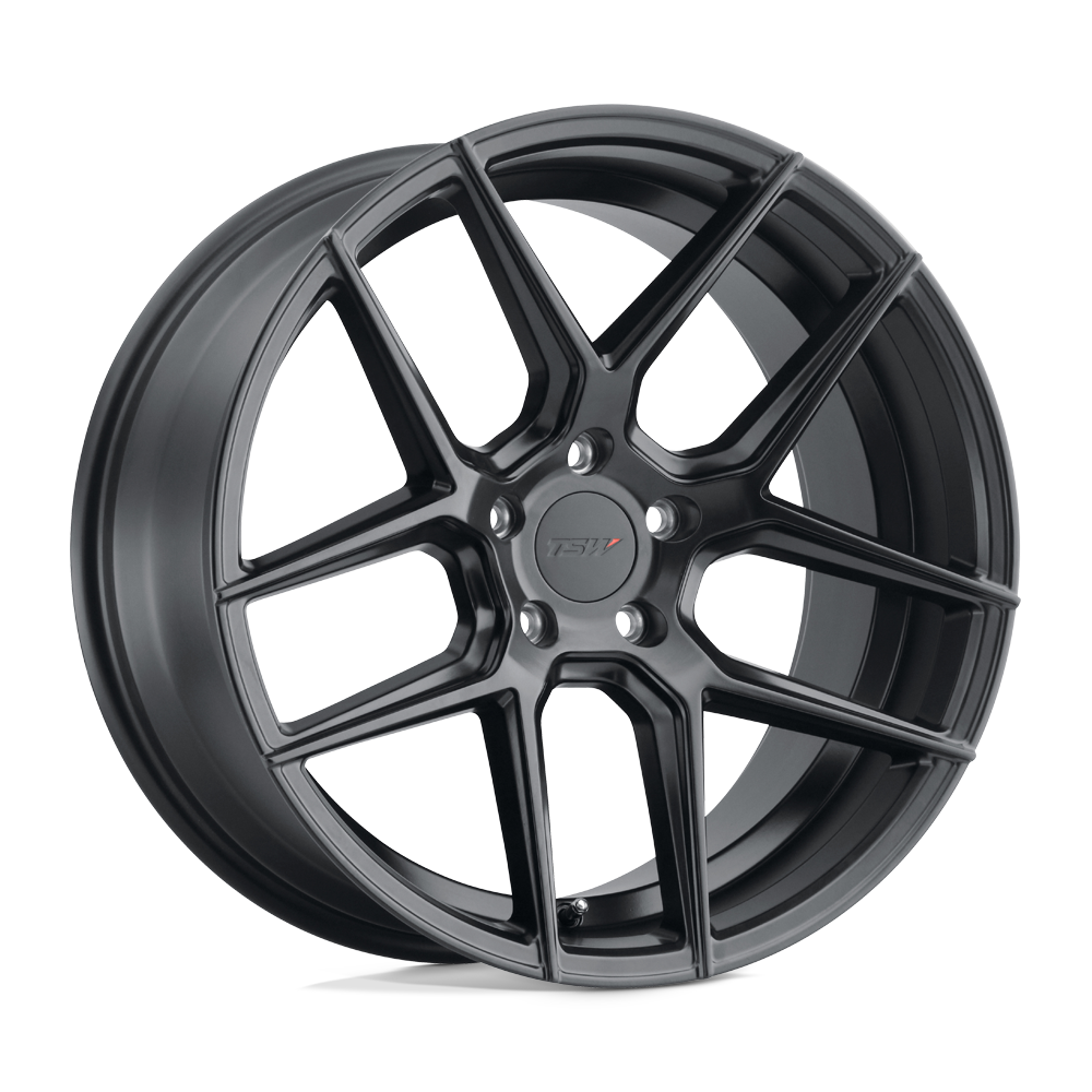 20x10 TSW TABAC SEMI GLOSS BLACK Wheel 5x120 (40mm)