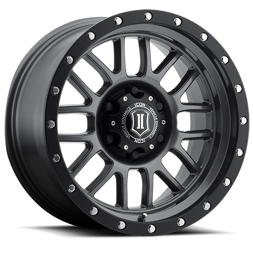 17x8.5 Icon Alloys Alpha Gunmetal Wheel 6x135 (6mm)