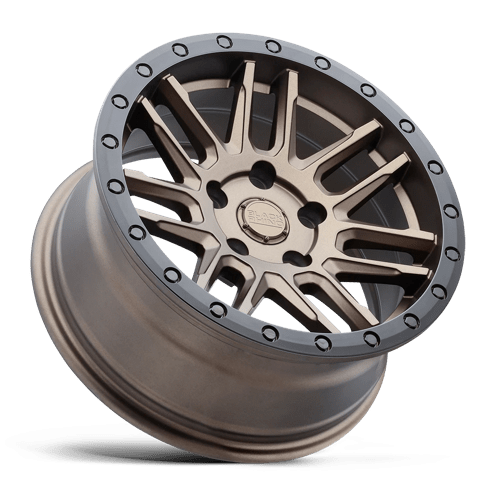 18x8 Black Rhino Arches Bronze W/ Black Ring Wheel 5x4.25 (30mm)
