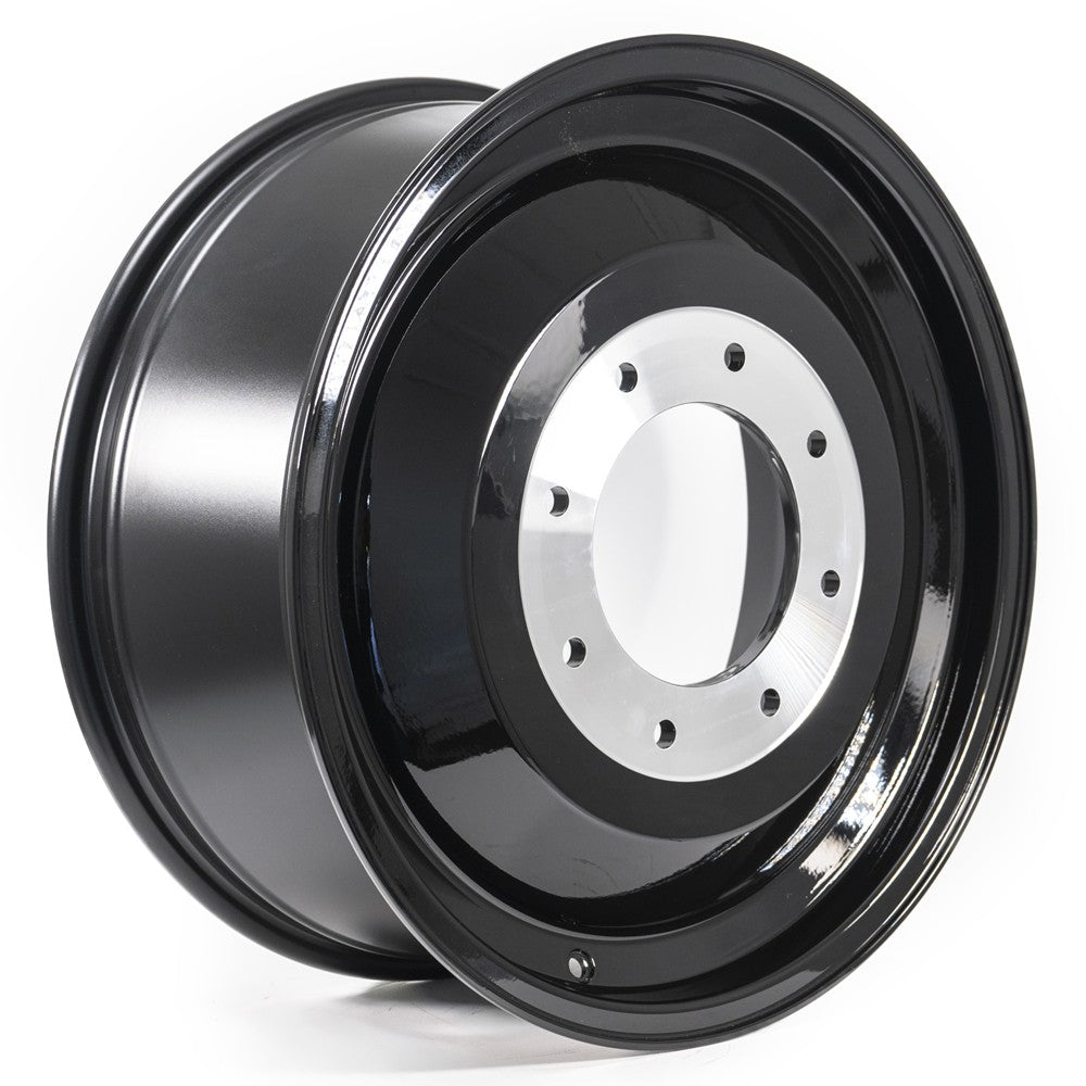 24x8.25 Arena A100 Glossy Black DUALLY INNER Wheel 8x200 (116mm)
