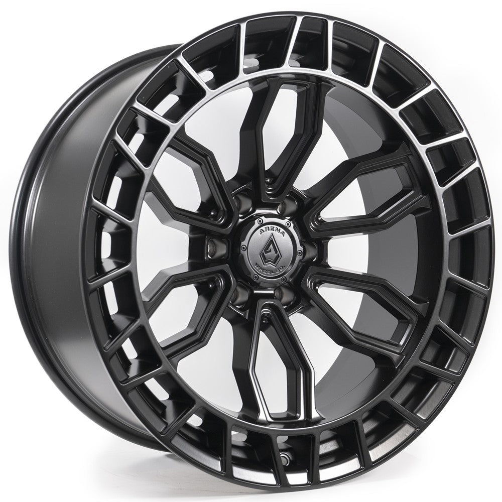 17x9 Arena A102 Recon Satin Black Wheel 6x135 (-12mm)