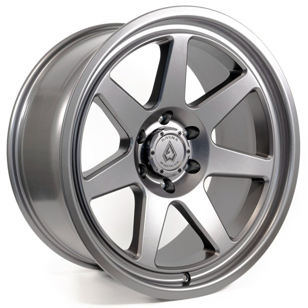 20x9 Arena A104 Ridge Satin Gunmetal Wheel 6x5.5 (0mm)