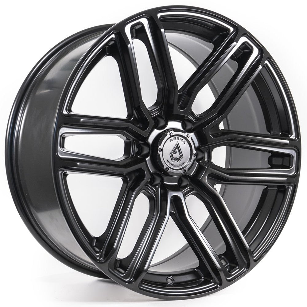 20x9 Arena A111 Supreme Satin Black Wheel 6x5.5 (1mm)