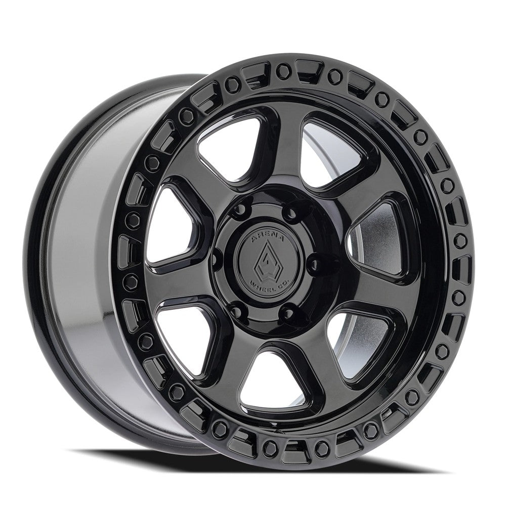 20x9 Arena A123 Throttle Glossy Black Wheel 5x5 (0mm)