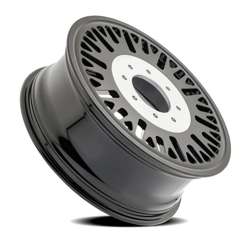 24x8.25 Arena AF101 Casino Glossy Black FORGED DUALLY INNER Wheel 8x210 (100mm)