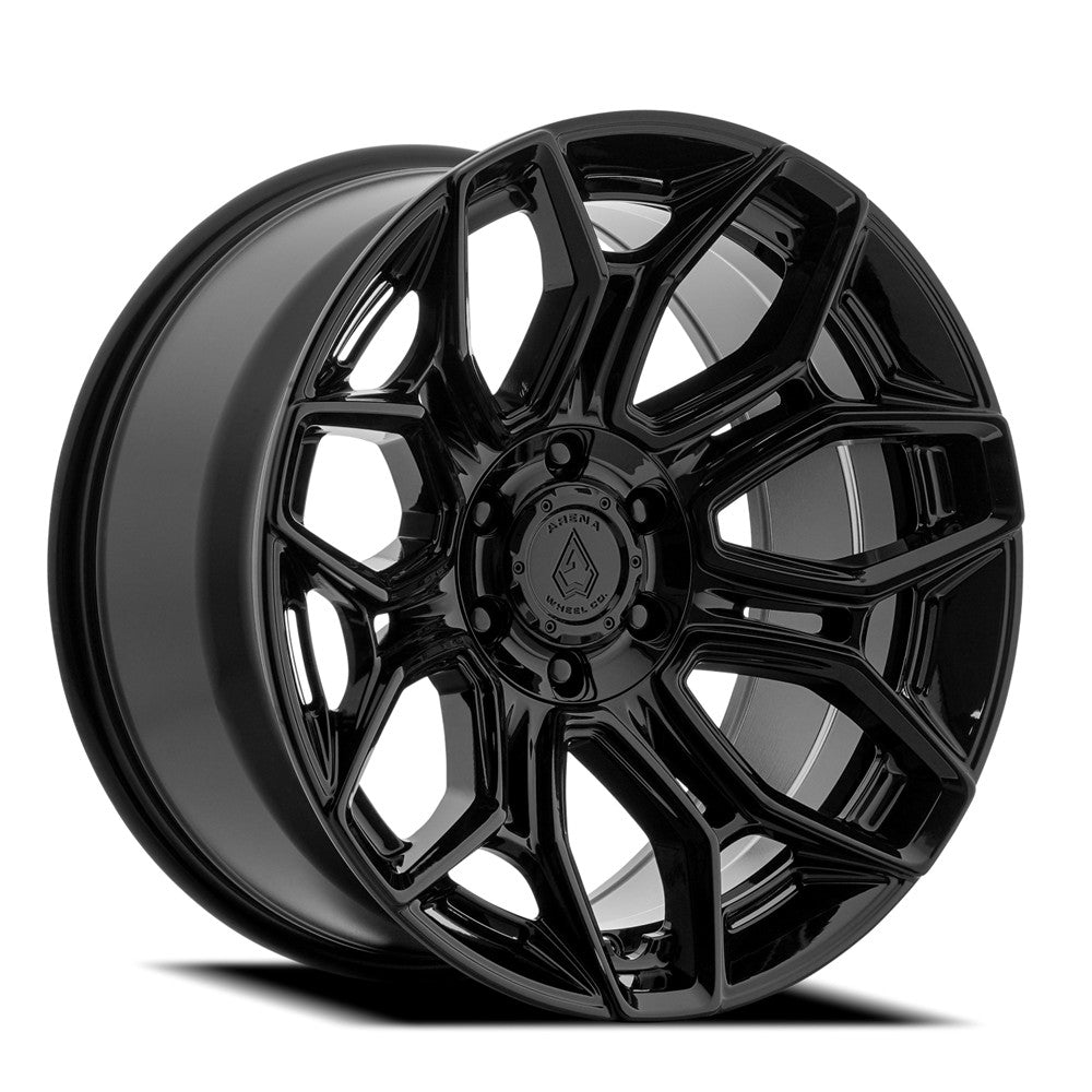 20x10 Arena Wheel Co. A140 Viper Glossy Black Wheel 6x135/6x5.5 (-18mm)