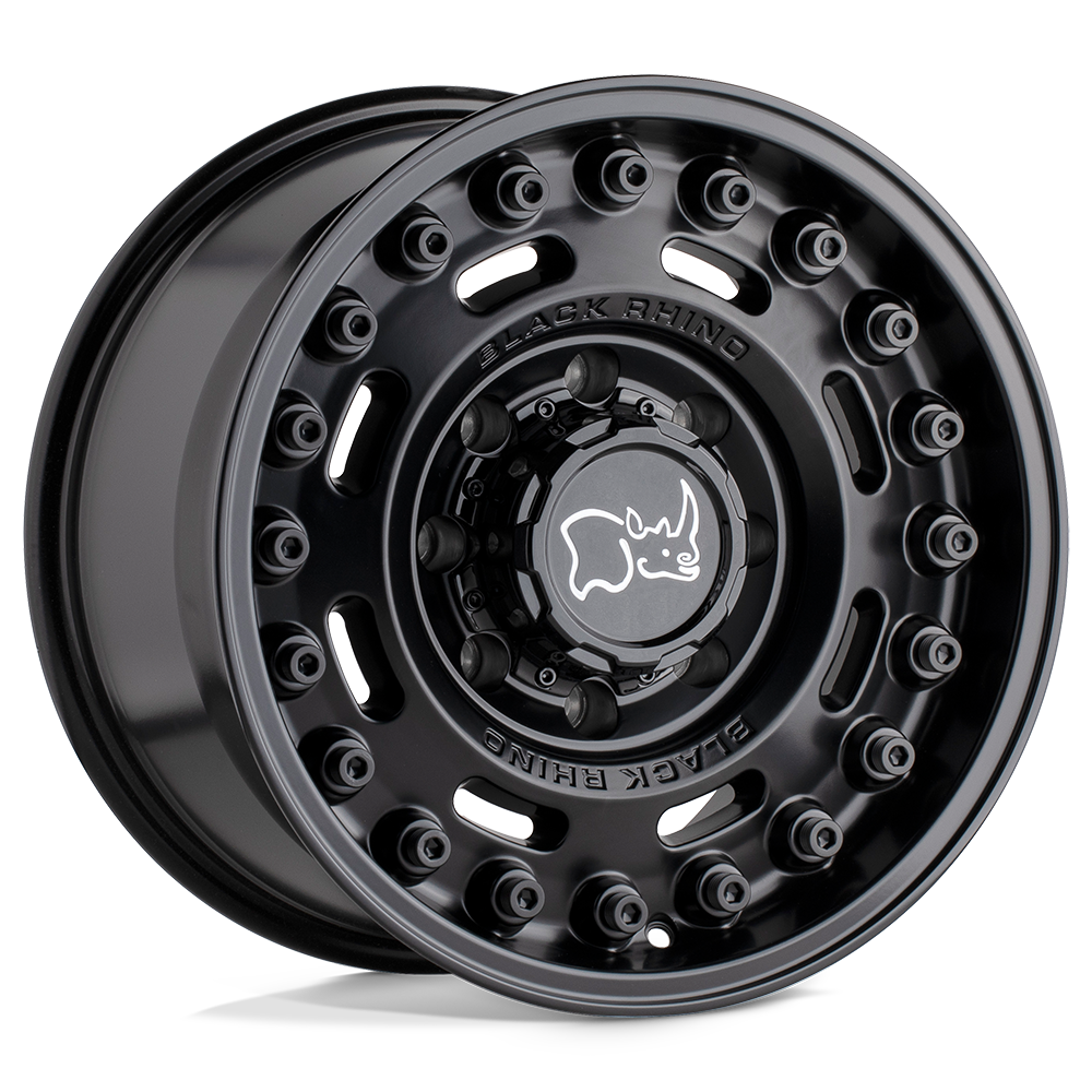17x9.5 Black Rhino AXLE MATTE BLACK Wheel 8X6.5 (6mm)