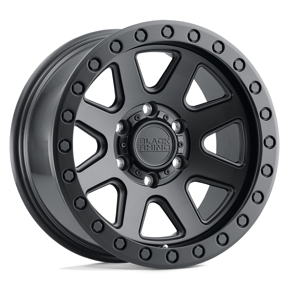 18x9 Black Rhino BAKER MATTE BLACK Wheel 6x5.5 (12mm)