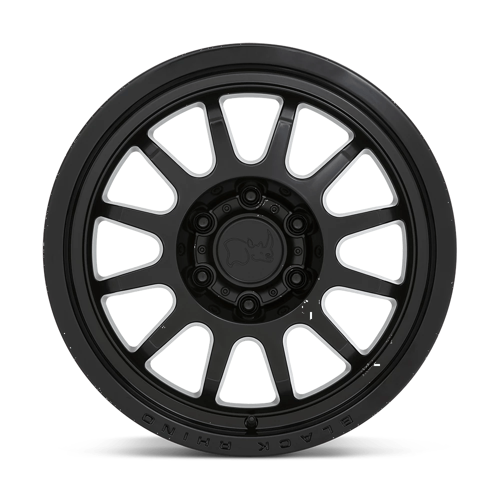 18x8.5 Black Rhino Rapid Matte Black Wheel 6x4.5 (0mm)