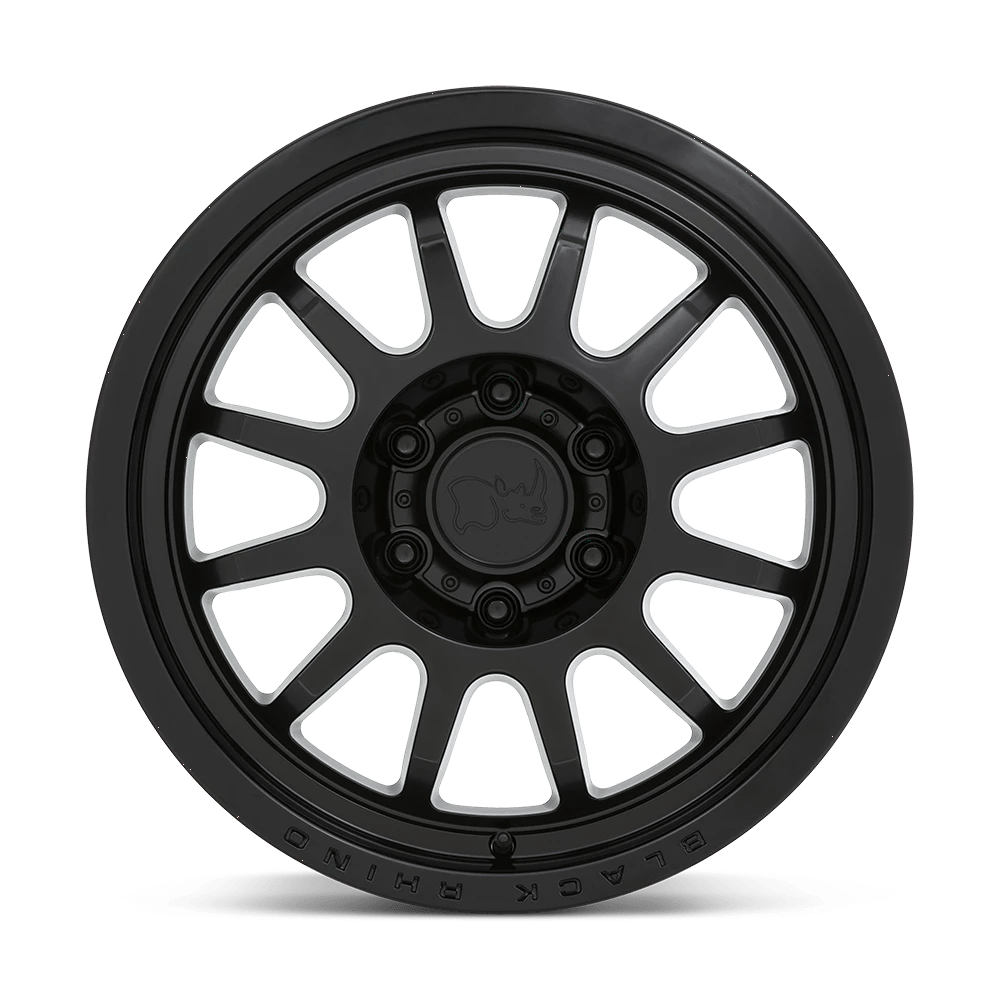 18x9 Black Rhino Rapid Matte Black Wheel 6x5.5 (12mm)