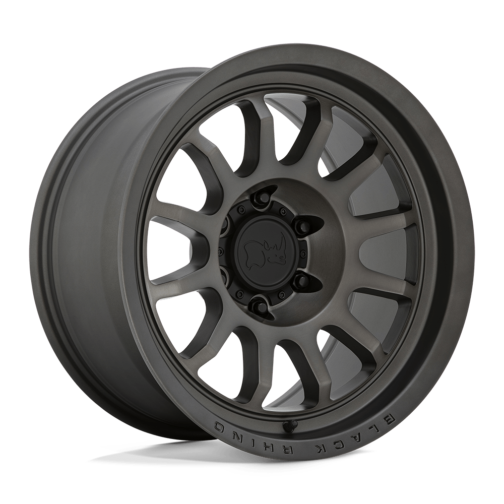 17x9 Black Rhino RAPID Matte Brushed Gunmetal Wheel 6x5.5 (12mm)