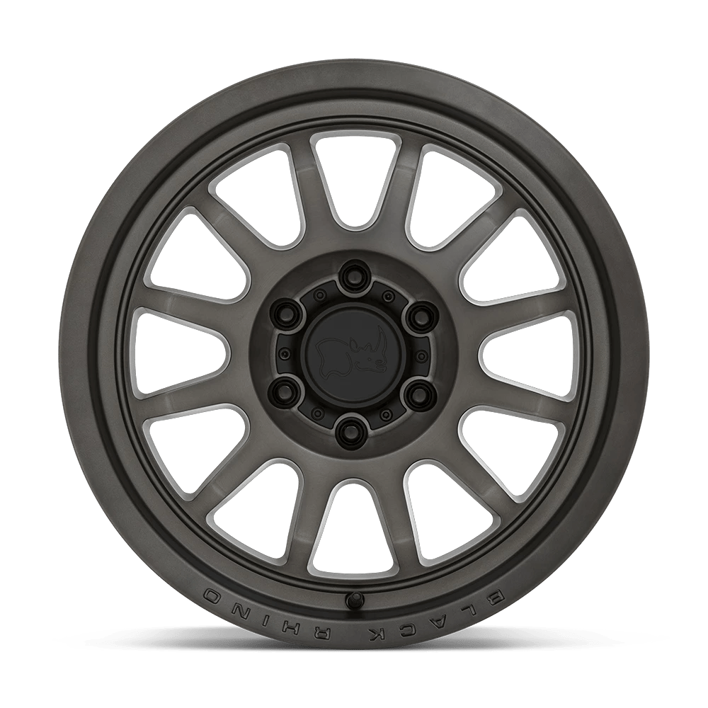 20x8.5 Black Rhino Rapid Matte Brushed Gunmetal Wheel 6x5.5 (0mm)