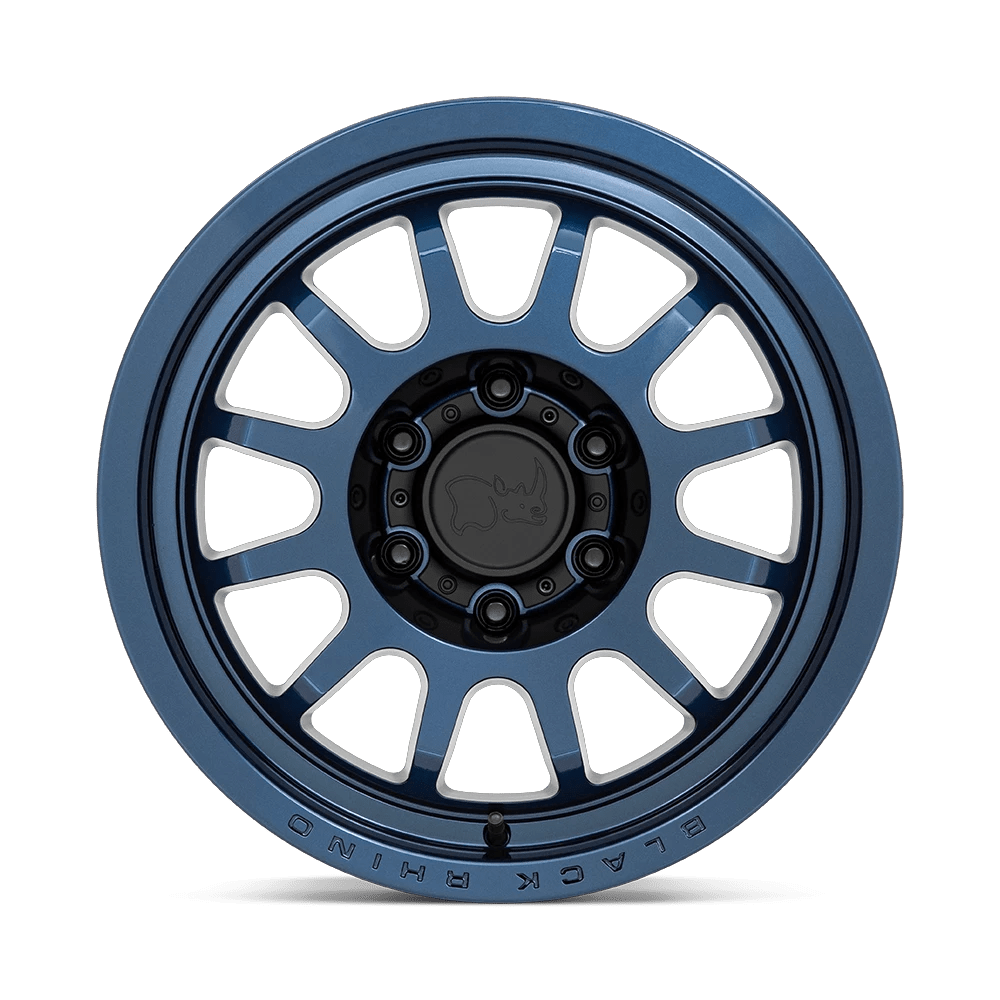 18x8.5 Black Rhino Rapid Midnight Blue Wheel 6x5.5 (0mm)