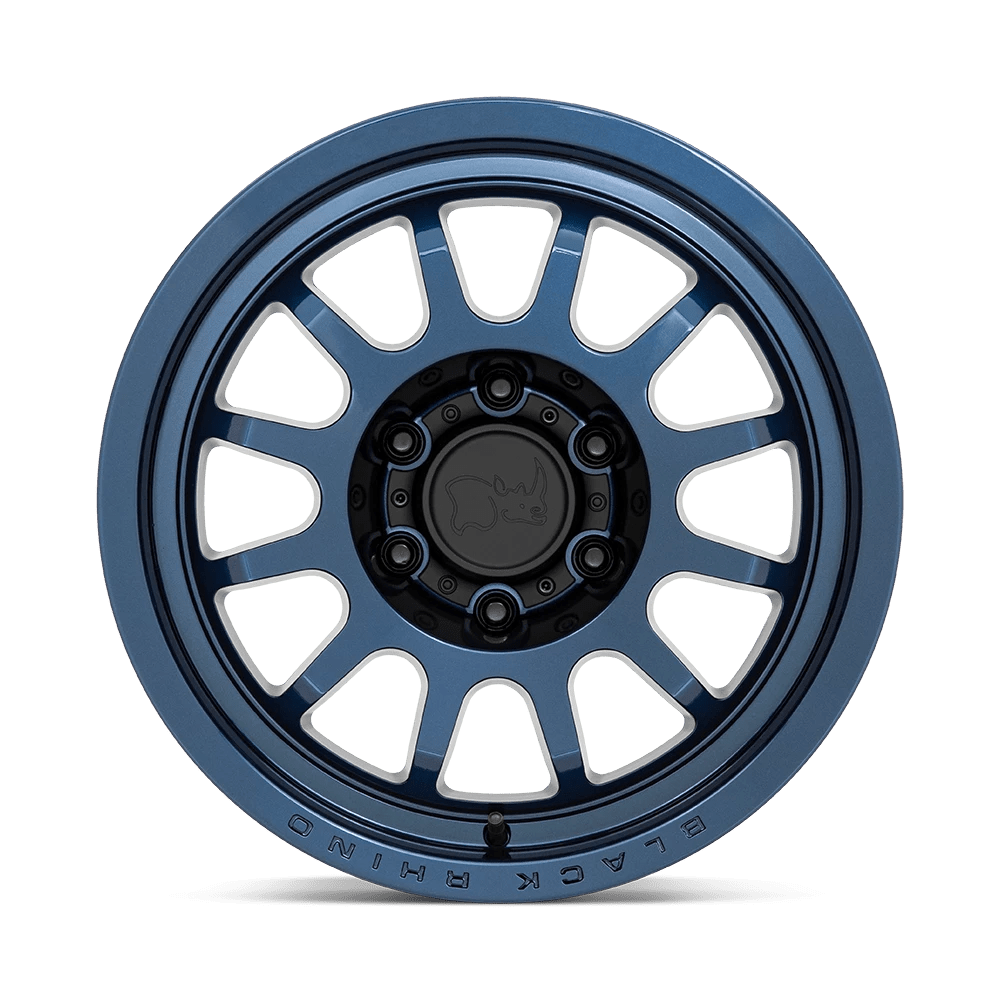 18x9.5 Black Rhino Rapid Midnight Blue Wheel 5x5 (-18mm)