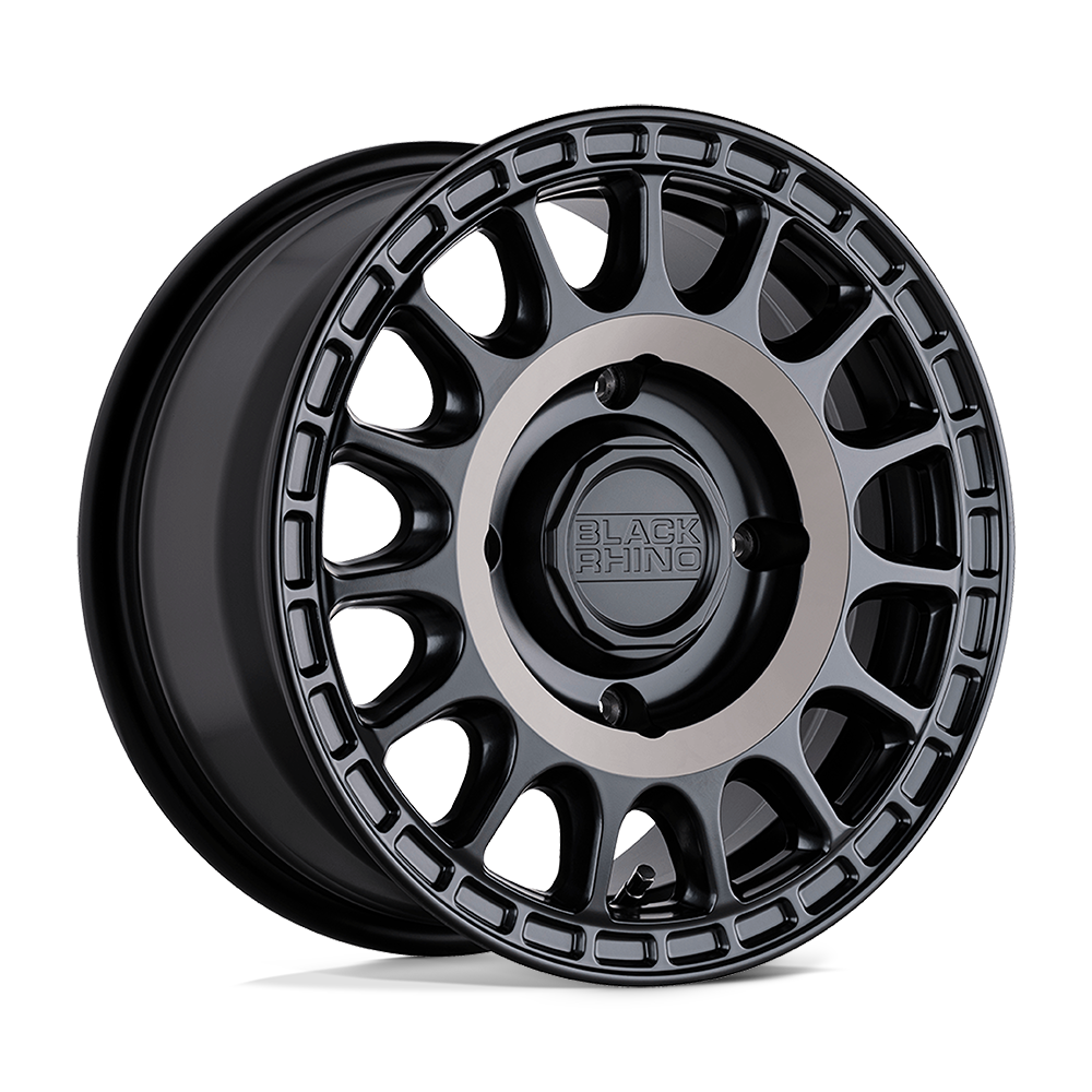 15x7 Black Rhino Sandstorm UTV Semi Gloss Black W/ Mach Tint Wheel 4x137 (36mm)