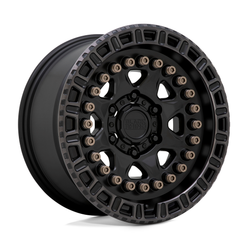 20x9 Black Rhino Carbine Matte Black W/ Machined Tinted Ring Wheel 5x5 (-18mm)