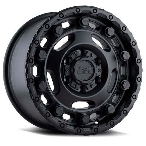 17x8 Black Rhino Glacier Matte Black Wheel 6x130 (45mm)