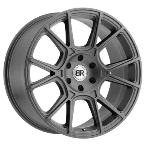 24x10 Black Rhino MALA MATTE GUNMETAL Wheel 6x5.5 (15mm)