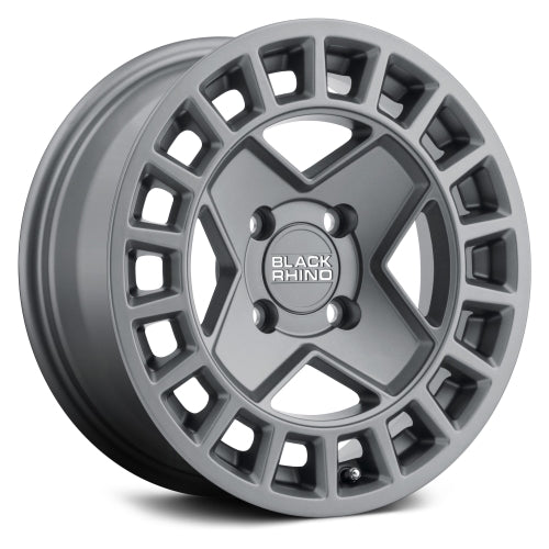 15x7 Black Rhino Powersports YORK UTV MATTE GUNMETAL Wheel 4x156 (10mm)