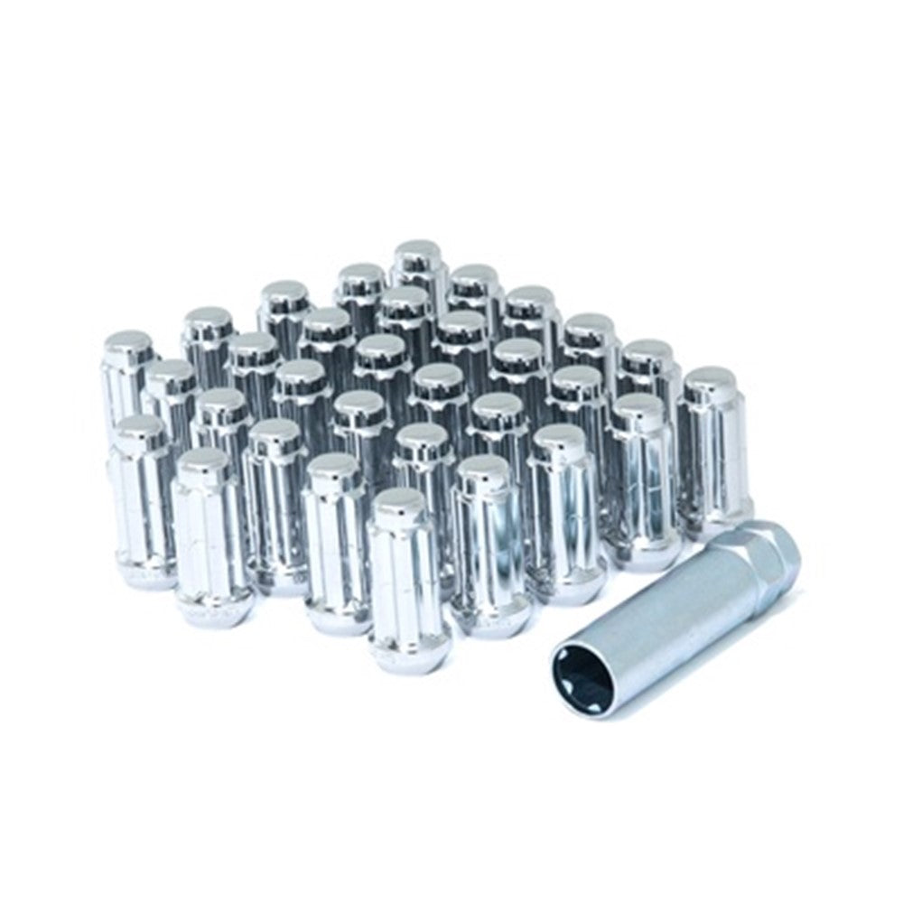 14x1.5 Gorilla Automotive Chrome 32 Lug Kit With Key