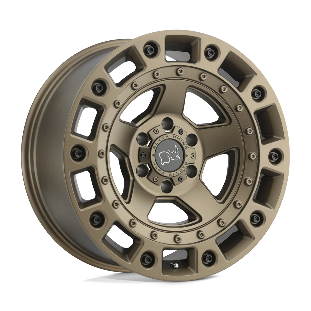 20x9.5 Black Rhino CINCO BRONZE W/ BLACK BOLTS Wheel 5x150 (12mm)