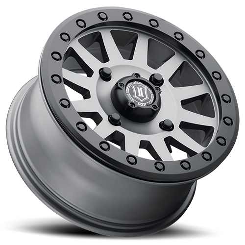 15x7 Icon Alloys Compression Titanium UTV Wheel 4x156 (38mm)
