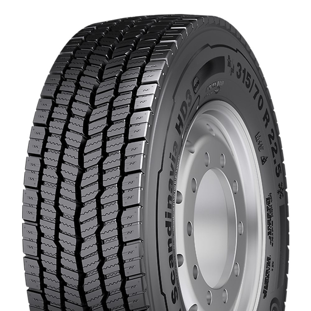 225/70R19.5/14 128/126N CON SCANDINAVIA HD3 Tire
