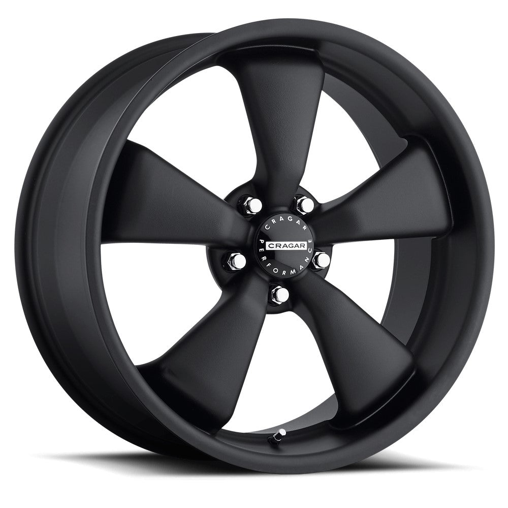 20x10 Cragar 617B Modern Muscle Matte Black Wheel 5x4.5 (39mm)