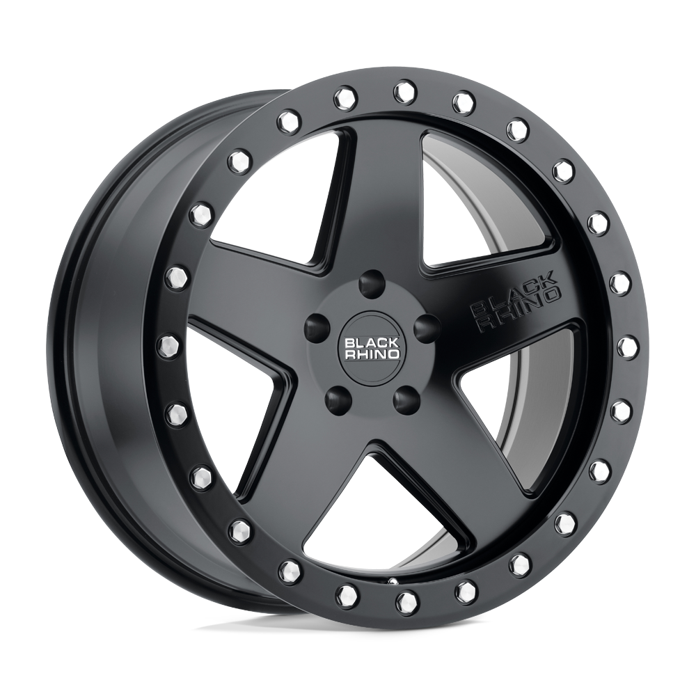 17x9.5 Black Rhino CRAWLER MATTE BLACK Wheel 5x5.5 (0mm)