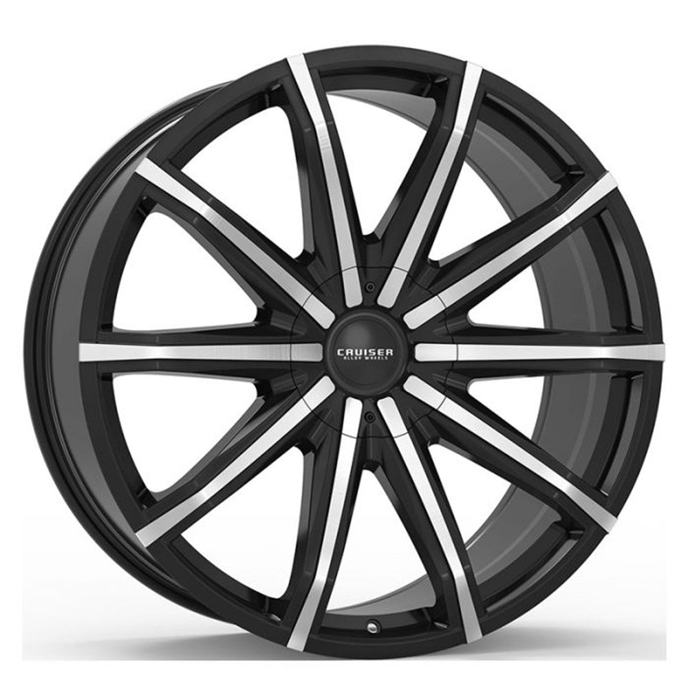20x9 Cruiser Alloy 927MB Spectrum Blk Machine Wheel 5x115/5x5.5 (15mm)