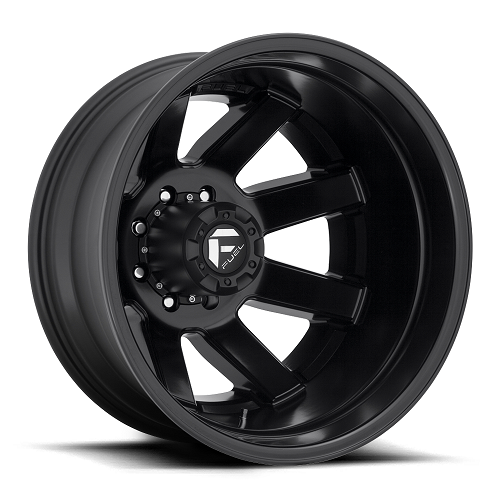 20x8.25 Fuel D436 Maverick DUALLY Rear Satin Black Wheel 8x6.5 (-265mm)