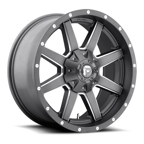 20x10 Fuel D542 Maverick Matte Gunmetal Wheel 6x135/6x5.5 (-12mm)