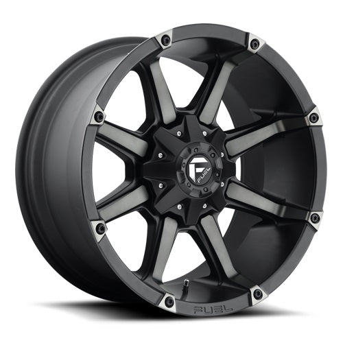 22x12 Fuel D556 Coupler Black & Machined Wheel 5x4.5/5x5 (-44mm)