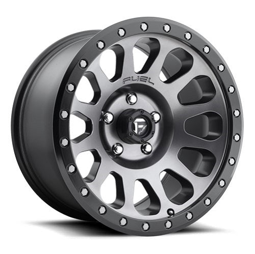 20x9 Fuel D601 Vector Matte Gunmetal Black Ring Wheel 5x5 (1mm)
